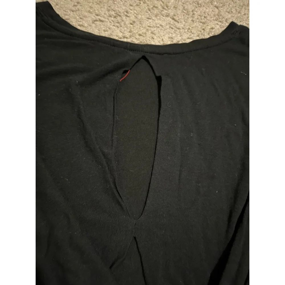 NWOT Women's Banana Republic Black Long Sleeve Top Size S - Picture 5 of 6